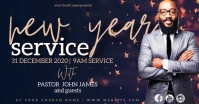 new years Church Event Flyer Template Facebook Shared Image