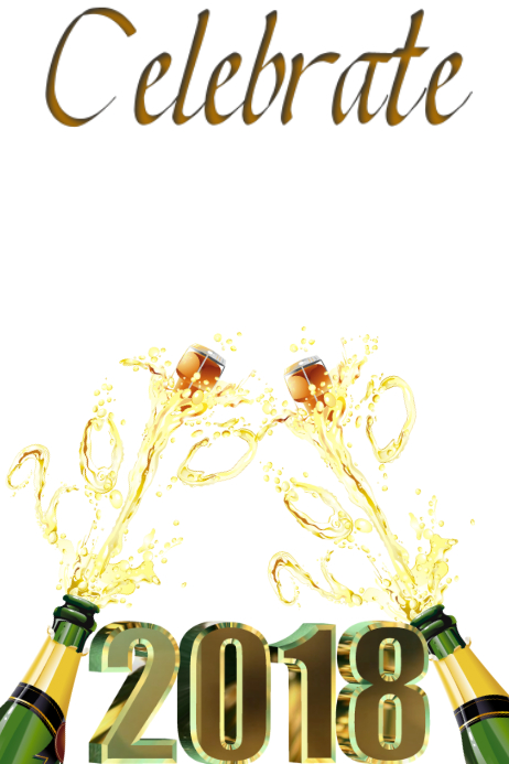 Blue festival and new year background, jubilation, new year, new spring background image for New Years Eve 2018 Template | PosterMyWall