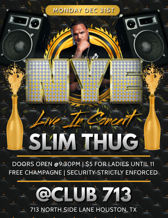 Silvester Konzert Club Flyer Vorlage Vorlage Postermywall