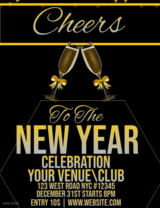 Which efteling-attractions are open today? new years eve event flyer VIDEO DIGITAL Template | PosterMyWall