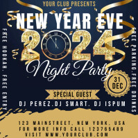 new year eve poster Template | PosterMyWall
