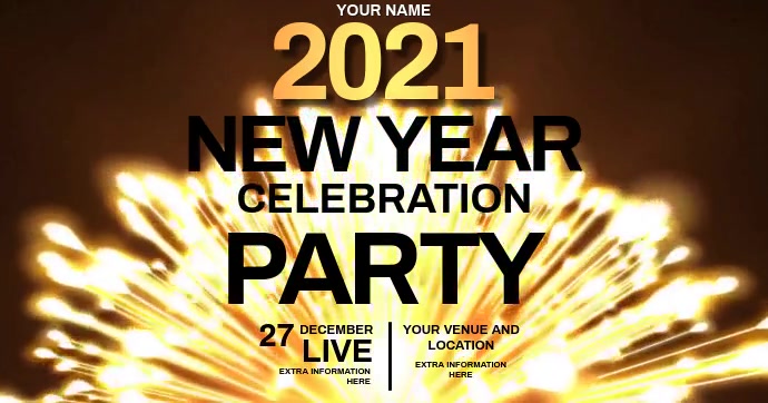 30 best new year's eve flyers and invitations NEW YEARS PARTY EVENT VIDEO ad template | PosterMyWall