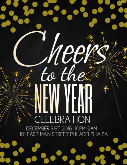 New Years Template PosterMyWall