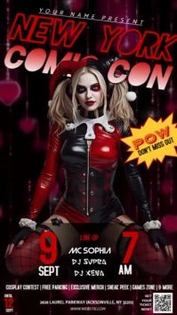 New York Comic Con Digital Display (9:16) template