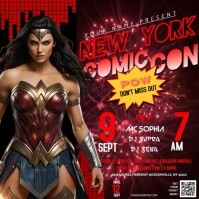 New York Comic Con Square (1:1) template