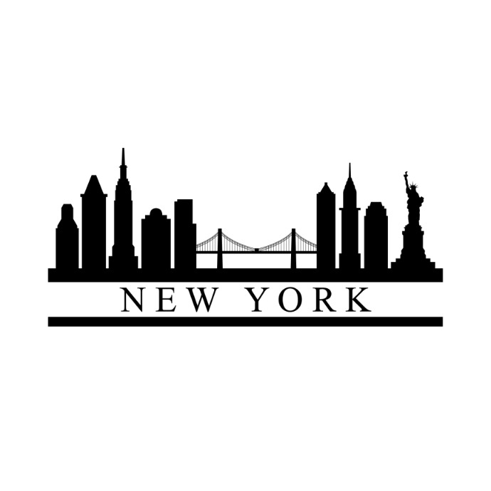 New York skyline Template | PosterMyWall New York skyline Template | PosterMyWall