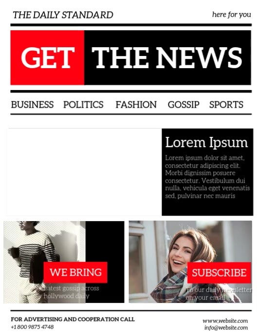 NEWS AD Template PosterMyWall