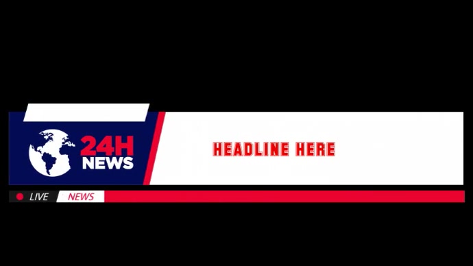 Rectangular Headline Example News Headline Template | PosterMyWall