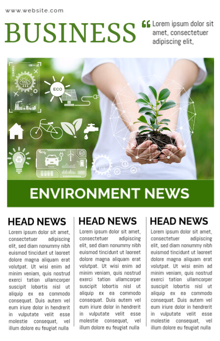 News Letter Template | PosterMyWall