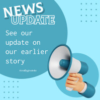 Updates Printable News Update Template | PosterMyWall
