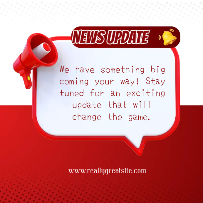 Update Post Example News Update Template | PosterMyWall