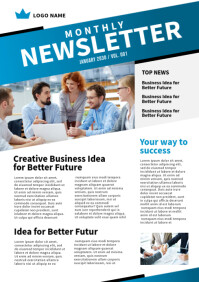 Poster Project Newsletter Newsletter Poster Template | PosterMyWall