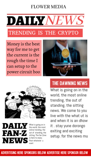 Newsletter Digital Display (9:16) template