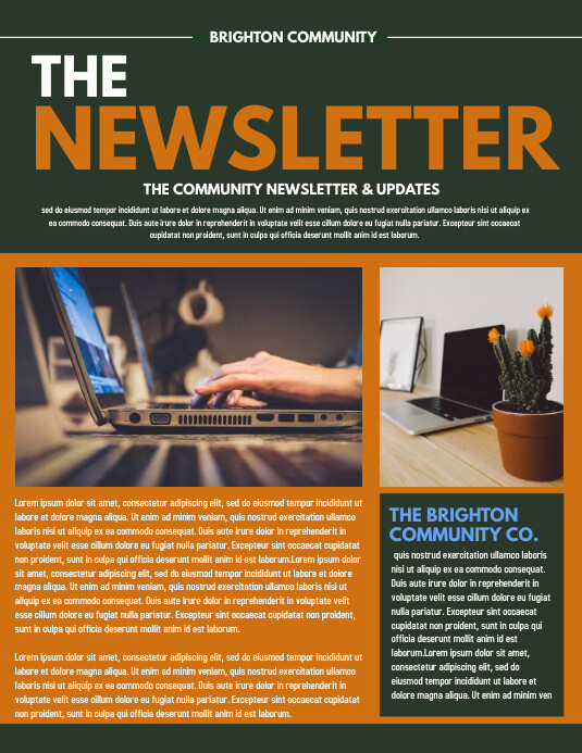 Newsletter Template Free Word Templates