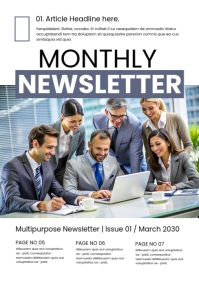 Newsletter A5 template