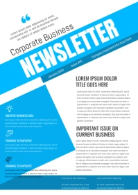 Newsletter A5 template