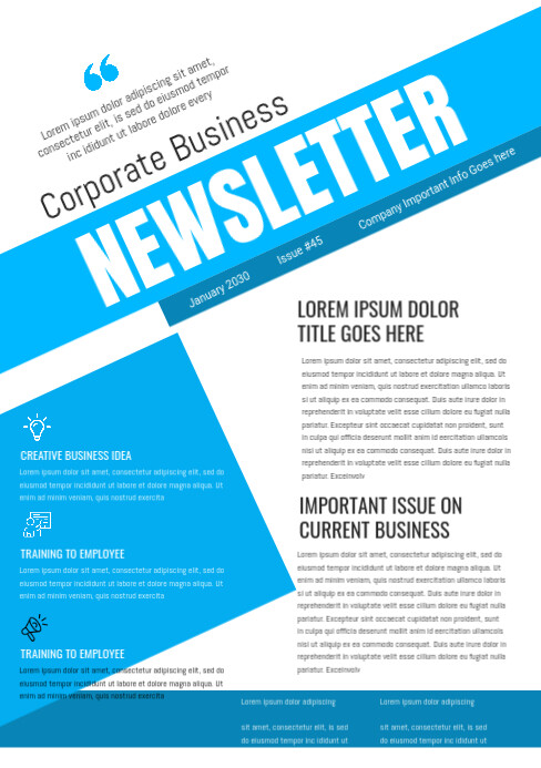 Newsletter Labels Newsletter Template | PosterMyWall