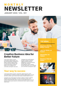 Editorial Page Layout Template for Magazine and Newsletter Design ...