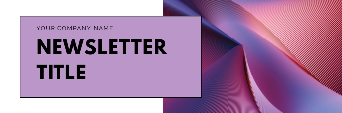 Newsletter E-Mail Header Banner Abstract Template | PosterMyWall