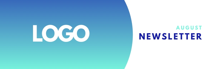 Newsletter E-Mail Header Banner Gradient Template | PosterMyWall