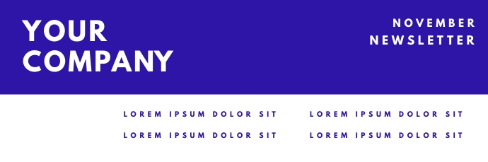 Newsletter E-Mail Header Email Banner Template | PosterMyWall