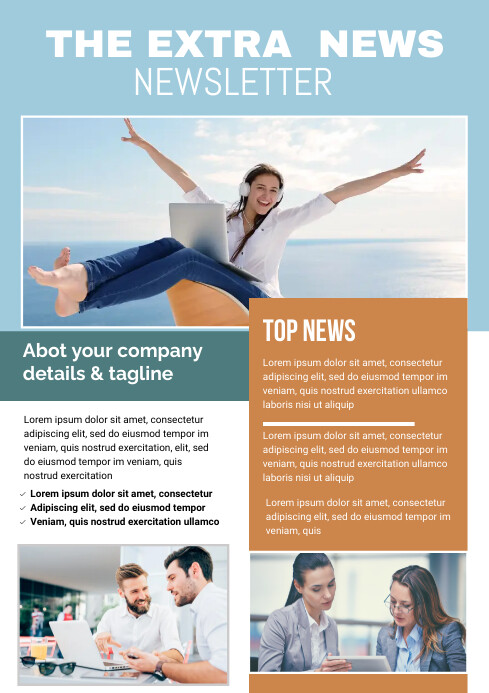Newsletter Flyer.pdf Newsletter Flyer Template | PosterMyWall