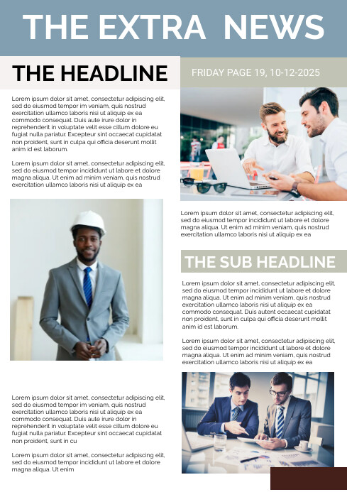 Newsletter Flyer.pdf Newsletter Flyer Template | PosterMyWall