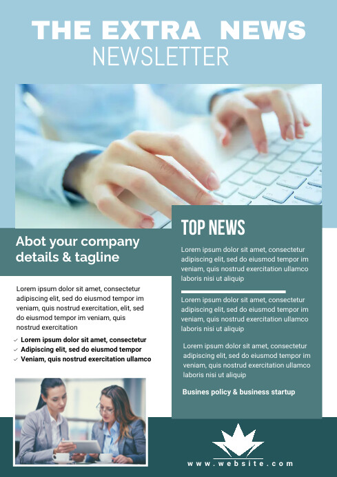 Newsletter Flyer.pdf Plantilla de Newsletter Flyer Template | PosterMyWall