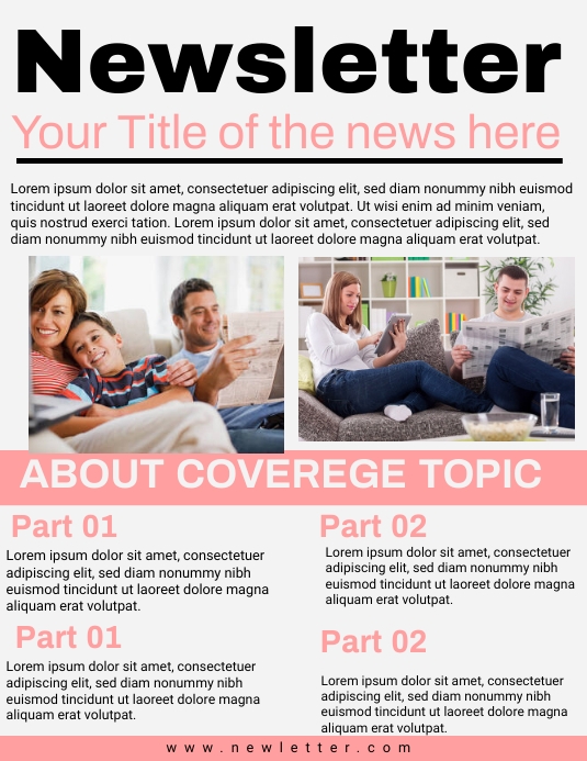 Newsletter Vs Magazine Example NEWSLETTER MAGAZINE TEMPLATE | PosterMyWall