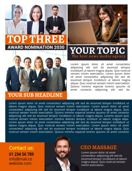 Newsletter Examples Visual Poster Copy of Newsletter Poster Template | PosterMyWall