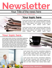 Newsletter Examples Visual Poster Newsletter Poster Template | PosterMyWall