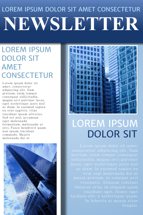 Newsletter Examples Visual Poster Newsletter Flyer Template | PosterMyWall