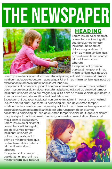 Newsletter Examples Visual Poster Newsletter Template | PosterMyWall