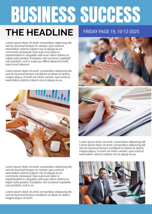 Copy of Newsletter Template | PosterMyWall