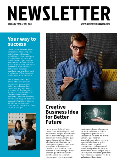Newsletter Template | PosterMyWall