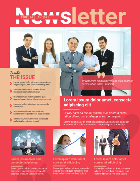 Copy of Newsletter Template | PosterMyWall