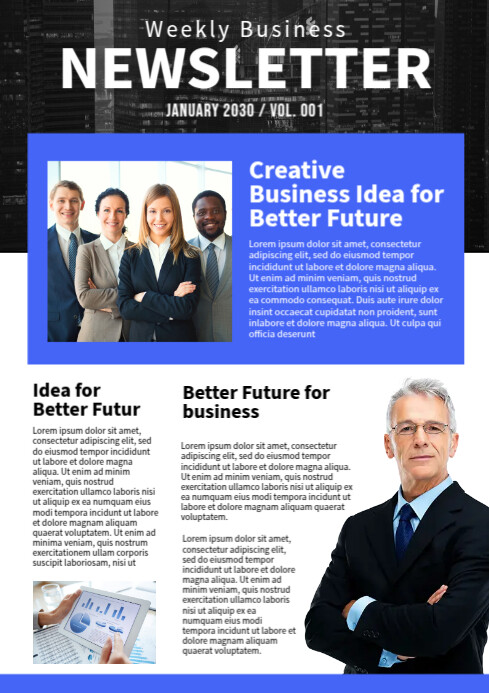 Copy of Newsletter template | PosterMyWall