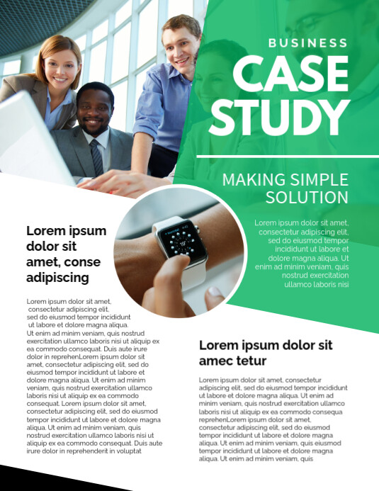 Newsletter Template Flyer (US Letter)