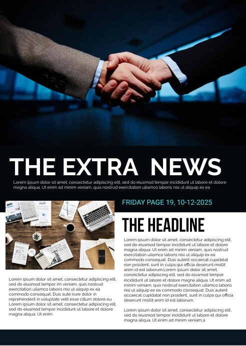 Copy of Newsletter Template | PosterMyWall