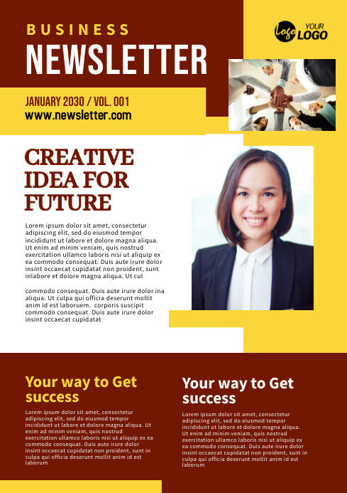 Newsletter Template A4