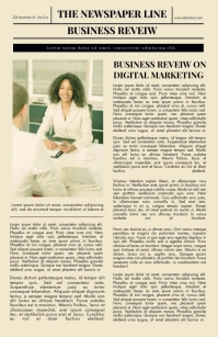 newspaper, school Newsletter, magazine Tabloid template