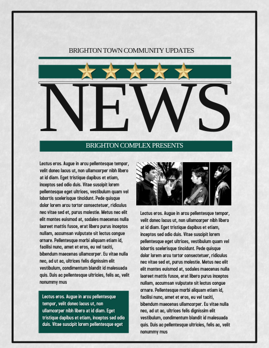 Newspaper Template PosterMyWall