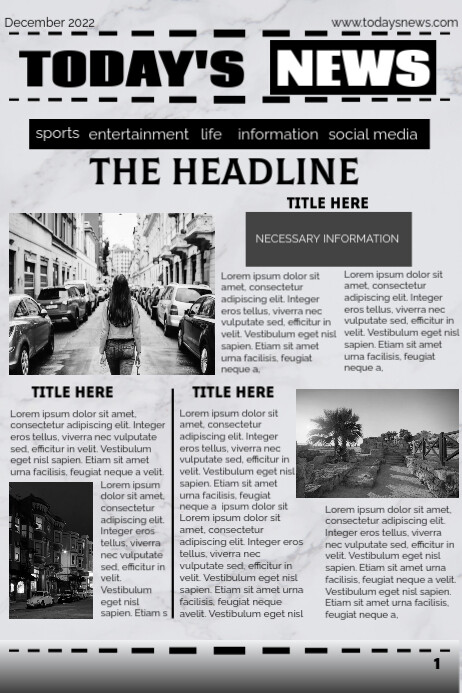 Templat Layout Koran PosterMyWall