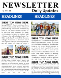 Newspaper  Poster/wallboard template
