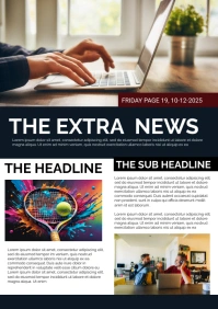 Newspaper template A3