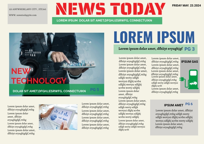Newspaper Layout Design Ideas