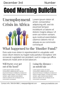 240 Newspaper Template Customizable Design Templates Postermywall 240 Newspaper Template Customizable Design Templates Postermywall