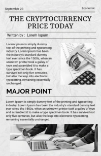 Newspaper Template Design Tabloid.