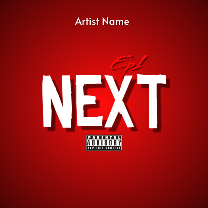 Next Album cover artwork Template | PosterMyWall