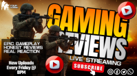 Next-Level Tactical Gaming Reviews Miniatura na YouTube template